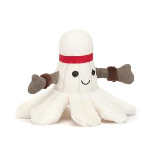 Jellycat Amuseables Badminton Plush Toy, 6 inches