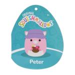 16in Peter The Pig Squishmallow with Bucket Hat