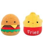 Squishmallows FlipAMallows Cheeseburger and Fries Plush