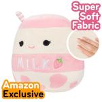 8-Inch Amelie Strawberry Milk Squishmallow Plush Toy