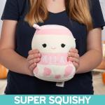 8-Inch Amelie Strawberry Milk Squishmallow Plush Toy