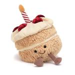 Jellycat Birthday Cake Plush Toy, 6 Inches
