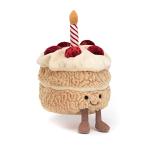 Jellycat Birthday Cake Plush Toy, 6 Inches