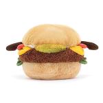 Jellycat Amuseables Burger Plush Toy - 4.5 inches