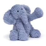 Jellycat Fuddlewuddle Elephant Plush Toy, 9 Inches