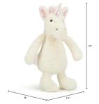Jellycat Small Bashful Unicorn Plush Toy 7