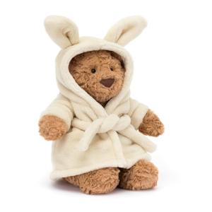 Jellycat Bartholomew Bear in Bathrobe Plush Toy