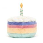 Jellycat Rainbow Birthday Cake Plush Toy 10