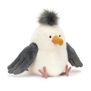 Jellycat Chip Seagull Plush Toy, 10 inches