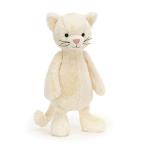 Jellycat Bashful Cream Kitten Plush Toy - 12