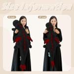 Cute 37" Black Dragon Plush Toy Pillow