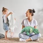 Cute 40-Inch Weighted Pink Plush Dragon Toy