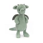Jellycat Medium Bashful Dragon Plush Toy