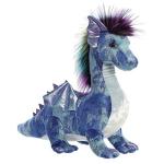 Aurora® Zion Dragon™ Plush Toy - 17 Inches Blue