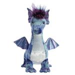 Aurora® Zion Dragon™ Plush Toy - 17 Inches Blue