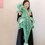 Giant Green Dragon Plush Toy - 51.2 Inches