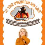 HUNIIHOME Kids Plush Campfire Play Set