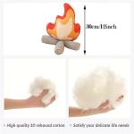 Weighted Plush Campfire Toy for Cozy Decor