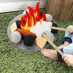 23-Piece Kids Plush Campfire Play Set