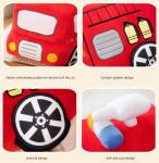 Cute Fire Truck Plush Toy for Kids