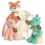 Aurora Eco-Friendly Pink Baby Rabbit Plush Toy