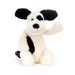 Jellycat Medium Black and Cream Puppy Plush Toy