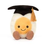Jellycat Boiled Egg Graduate Plush Toy, 5.5 inches