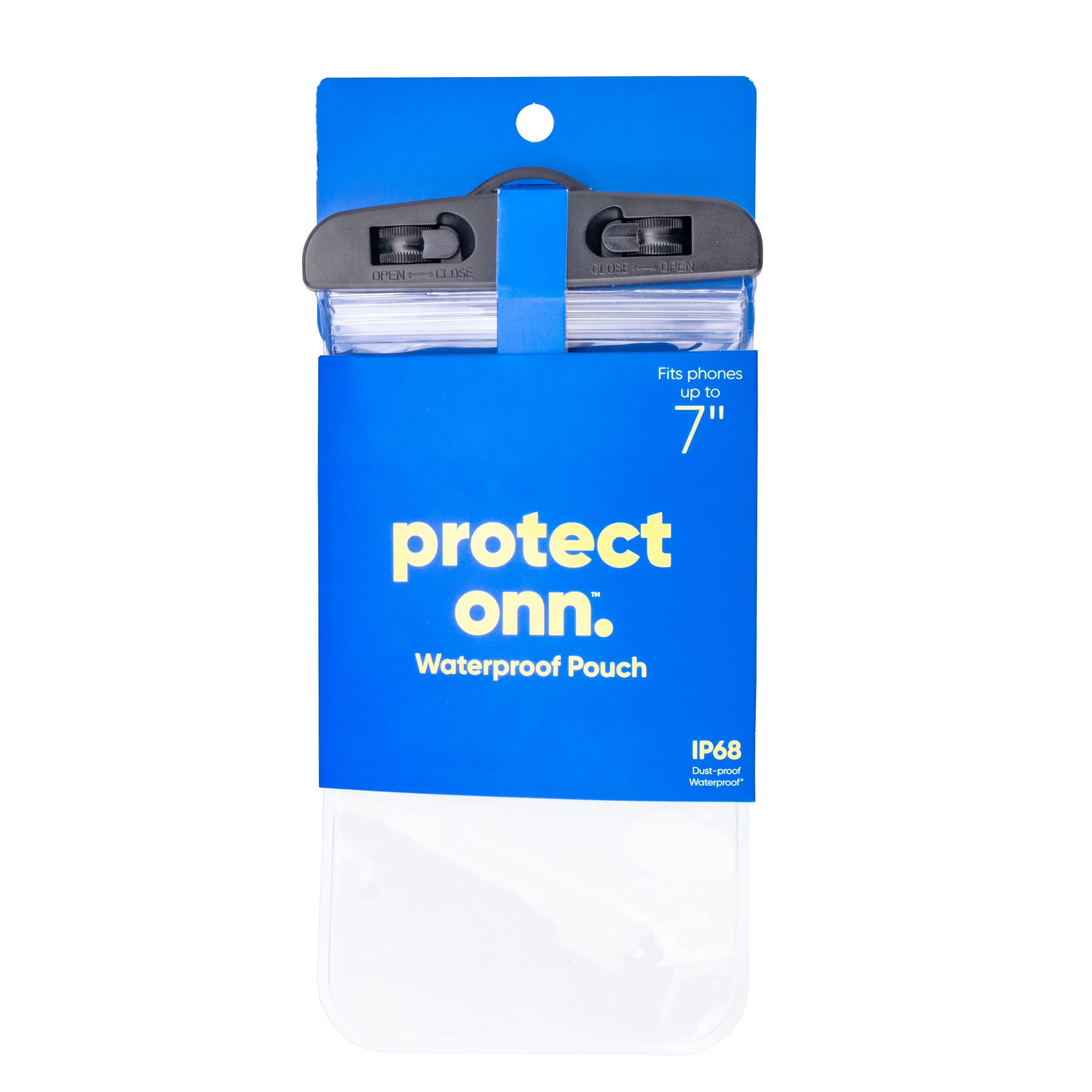 Onn. Clear Waterproof Phone Bag for iPhone/LG