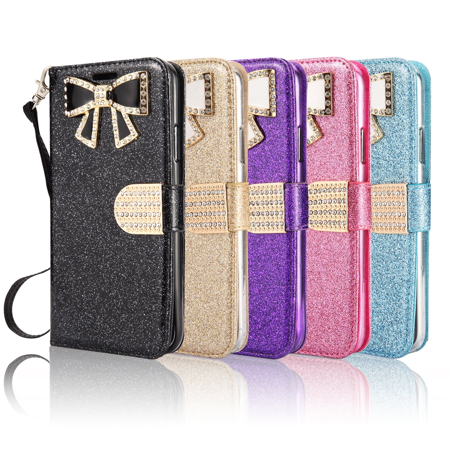 Purple LG Stylo 6 Case with Diamond Sparkle