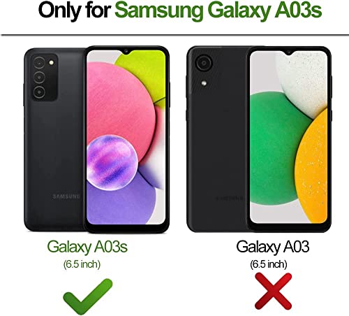 Samsung Galaxy A03S Glitter Butterfly Heart Floral Case