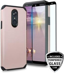 Rose Gold Dual Layer Hybrid Case for LG Stylo 5