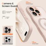 Cute Rose Gold iPhone 16 Pro Max Case with Stand