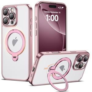 iPhone 16 Pro Max Case with Magnetic Ring Stand