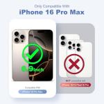iPhone 16 Pro Max Case with Magnetic Ring Stand
