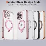 iPhone 16 Pro Max Case with Magnetic Ring Stand