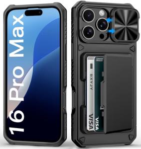 iPhone 16 Pro Max Rugged Wallet Case