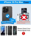 iPhone 16 Pro Max Rugged Wallet Case