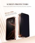 BERFY Magnetic iPhone 16 Pro Max Case with Privacy Protector