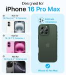 Shiiuou Shockproof Case for iPhone 16 Pro Max