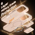 iPhone 16 Pro Case with Kickstand and Camera Cover