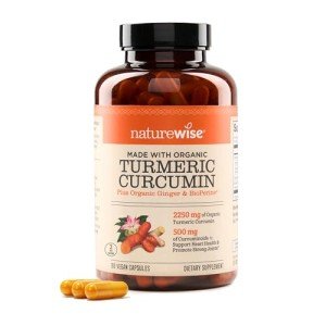 NatureWise Turmeric Curcumin 2250mg with Black Pepper