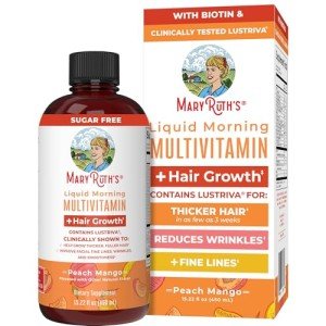 MaryRuth Organics Biotin Liquid Multivitamin for Hair Growth