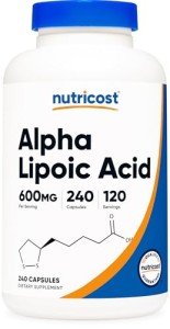 Nutricost Alpha Lipoic Acid 600mg - 240 Capsules