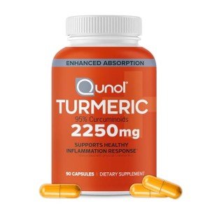 Qunol Extra Strength Turmeric with Black Pepper, 90 Veggie Caps