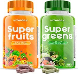 Vitamax Superfruit & Veggie Capsules – 180 Count