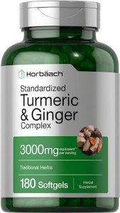 Horbäach Turmeric & Ginger 3000mg Softgels
