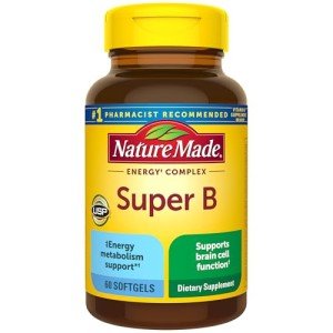 Nature Made Super B Energy Complex Softgels, 60 Count