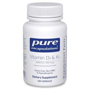 Vitamin D3 & K2 Capsules for Health Support