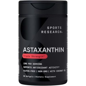Triple Strength Astaxanthin with Coconut Oil - 60 Softgels