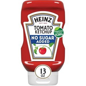 Heinz No Sugar Added Tomato Ketchup, 13 oz